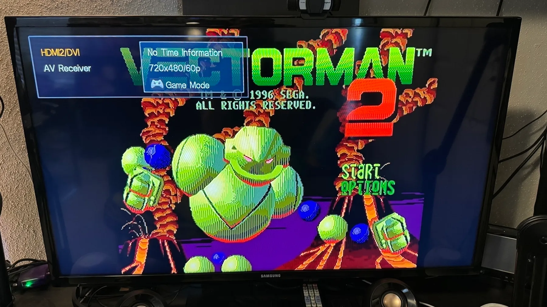 Retro gaming A/V setup